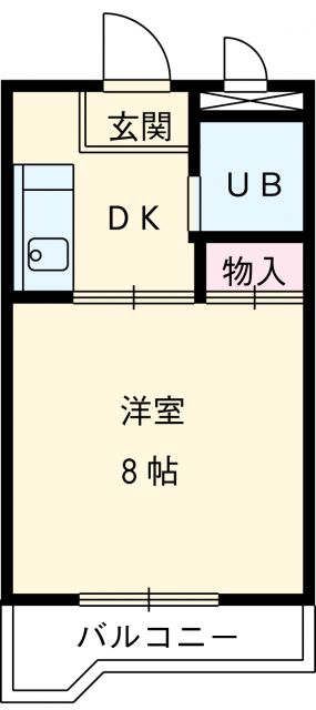 コーポひまわりの間取り写真