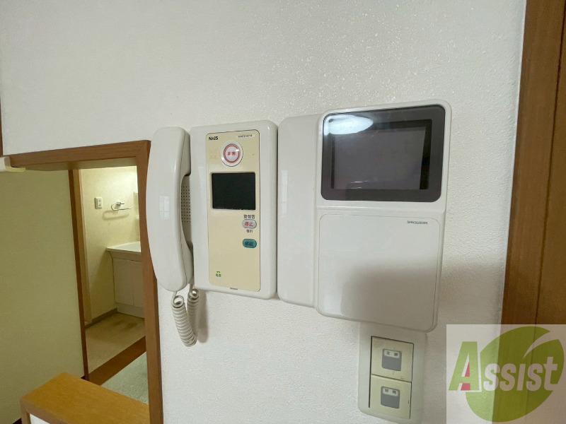 セキュリティ　インターホンは通話ができるので急な訪問があっても安心です
