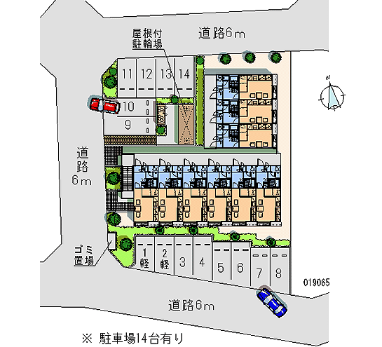 駐車場　配置図