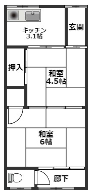 泉南文化の間取り