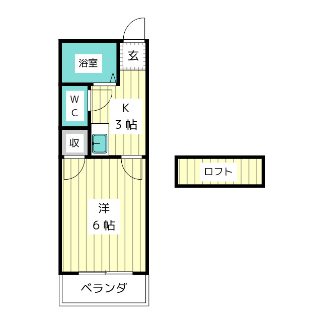 フラッツ本郷の間取り