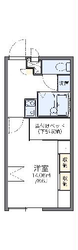 レオパレスシーミュウの間取り