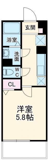 ＳＯＬＡＳＩＡ　ｒｅｓｉｄｅｎｃｅ 高津の間取り