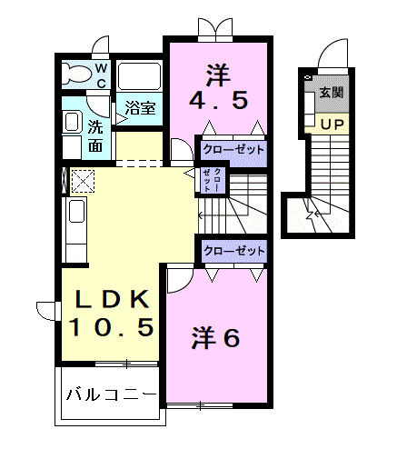 ミールム　ｉの間取り