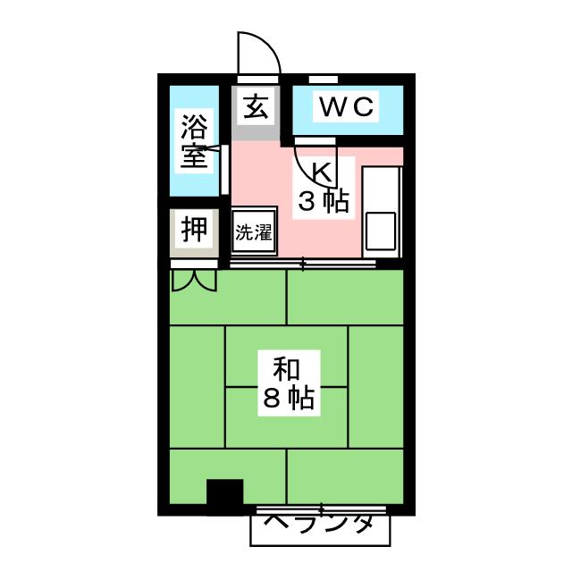 ｋｉｍａｃｈｉ１４３７ＭＨビルの間取り