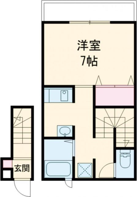 神戸市西区押部谷町福住のアパートの間取り