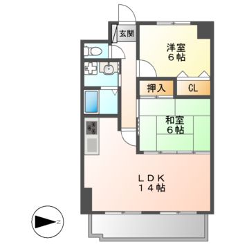 エスポワール金山の間取り