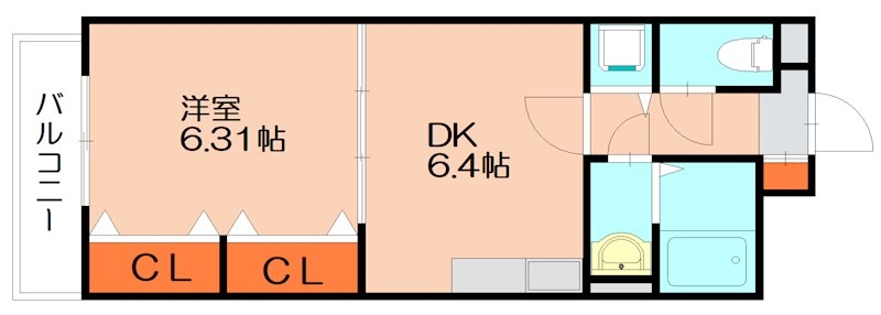 メルカーサ香華の間取り