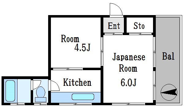 江東区北砂のマンションの間取り