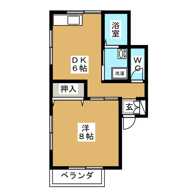 リビエールＭＵＳＡＳＨＩＧＡＯＫＡの間取り