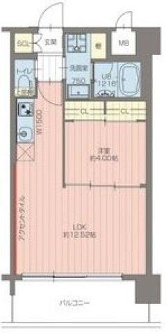 東大阪市下小阪のマンションの間取り