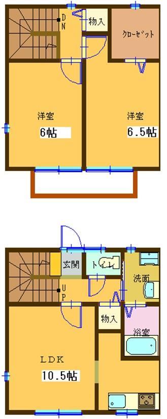 コンフォート大島IIの間取り