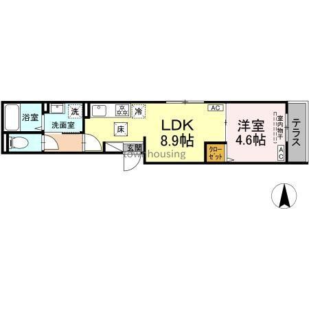 【グラナーデ扇I　Cの間取り】