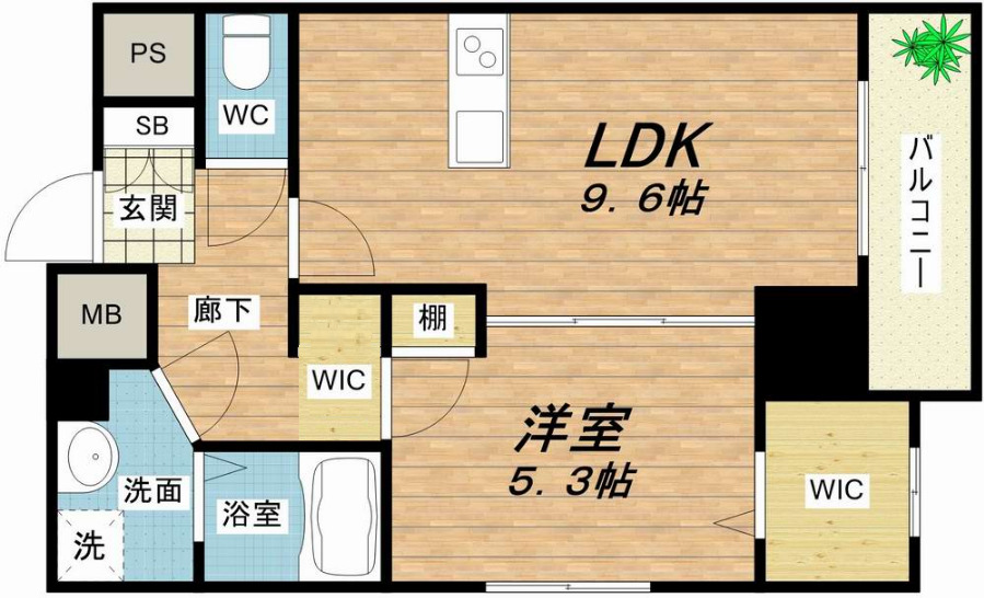 プレアデス元町の間取り