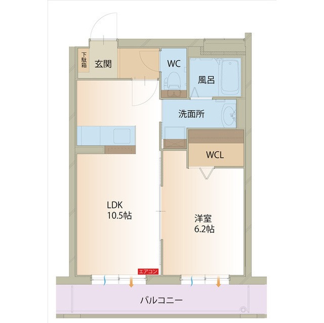 土岐市土岐津町土岐口のマンションの間取り