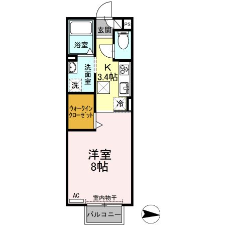 Ｄーｒｏｏｍ今池の間取り