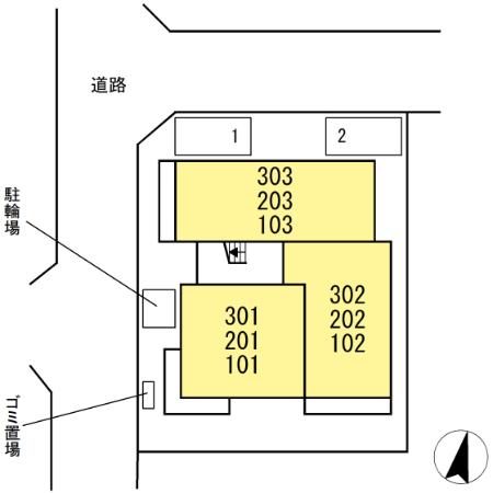 【江戸川区鹿骨町のアパートのその他】