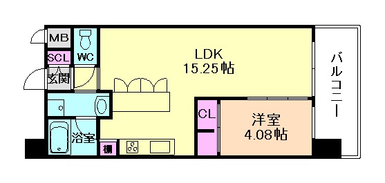 プレジオ御幣島ASIANの間取り