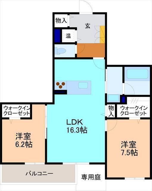 アンフィール泉が丘の間取り