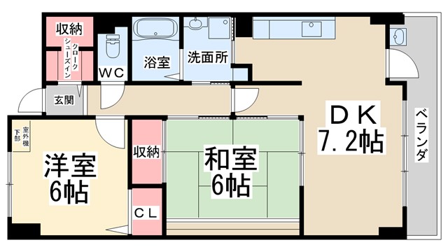 チトセプラザの間取り