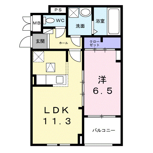 キャスロック北花田の間取り