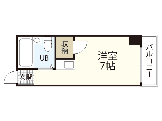 広島市中区舟入中町のマンションの間取り