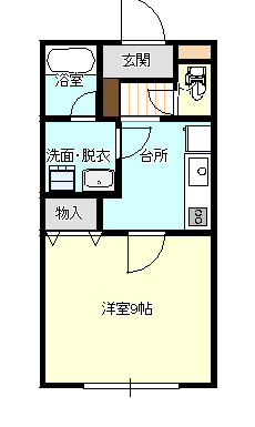 シャレ―　岩井の間取り