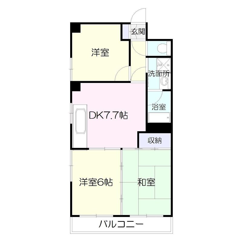 日宝エミール上之園の間取り