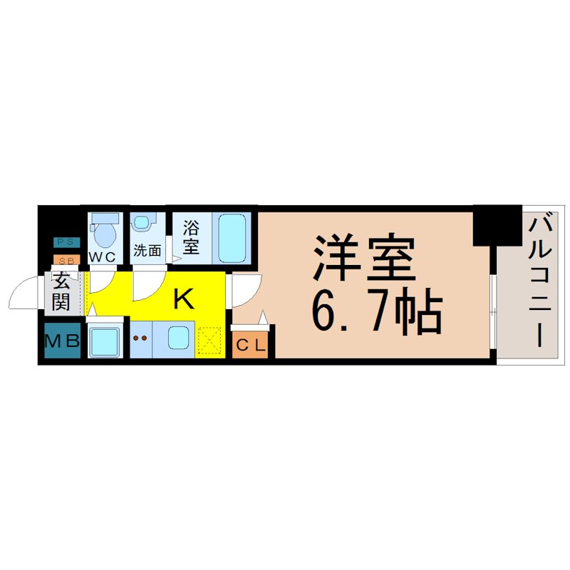 メインステージ名古屋ノースマークの間取り