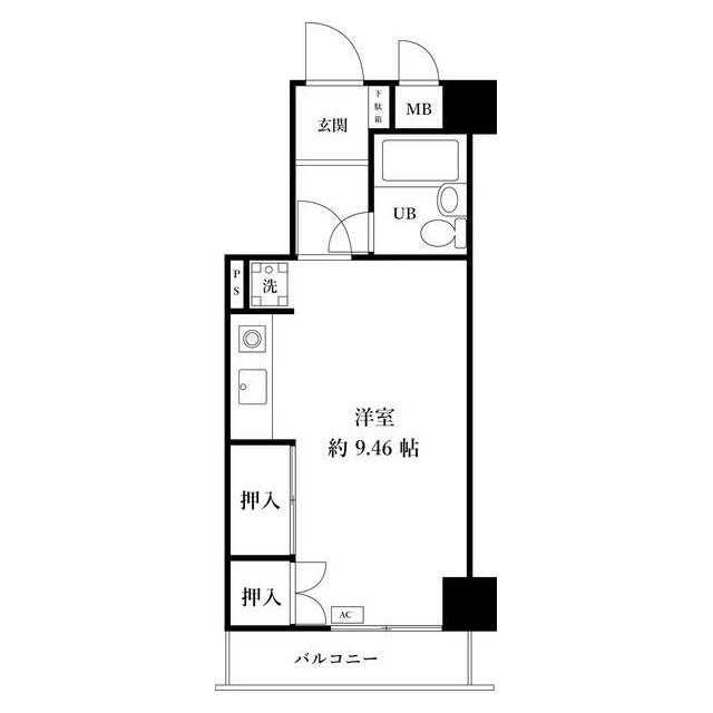 【ペルソナージュ横浜の間取り】