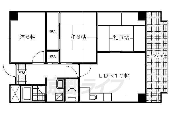 サニーパーク小坂の間取り