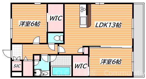 浦安市富士見のアパートの間取り