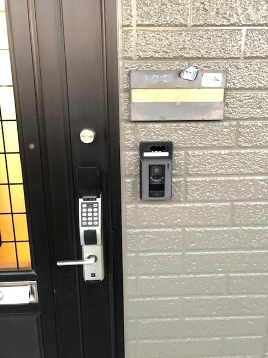 セキュリティ　デジタルキー、カメラ付インターホン