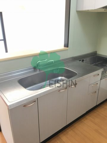 キッチン　ガスキッチン2口・3口設置可、都市ガス