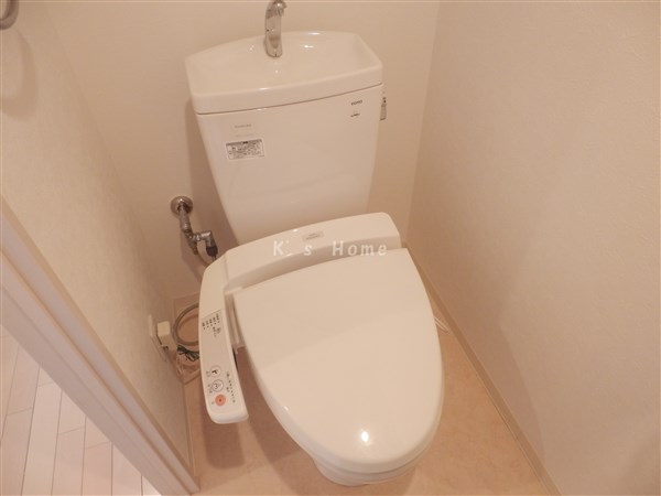 トイレ　ウォシュレット付きの清潔感があるトイレ！