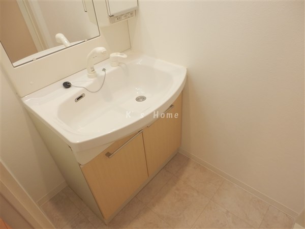 洗面設備　シャンプードレッサーがあって便利です！