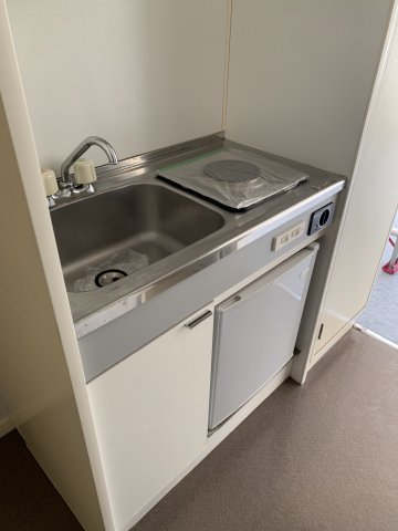 キッチン　コンパクトなキッチンで掃除もラクラク