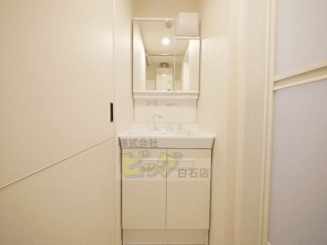 洗面設備　シャンプードレッサー完備しています♪