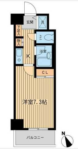 ベジフル北新宿弐番館の間取り写真