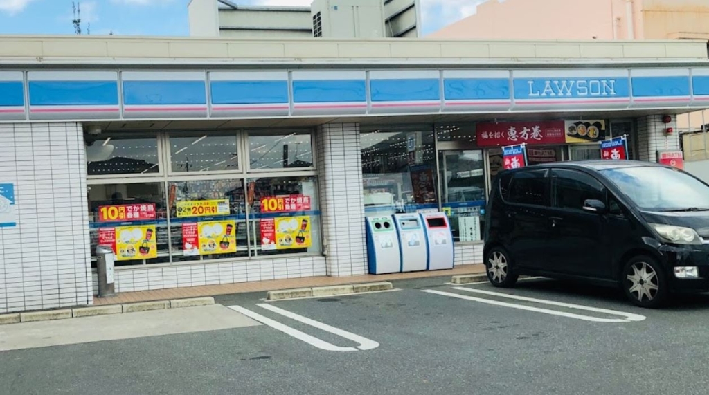 コンビニ　ローソン 小郡東野店（コンビニ）まで284m