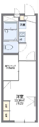 レオパレスアヴェニールの間取り