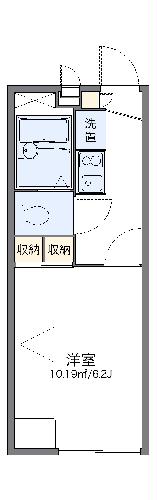 レオパレス八坂の間取り