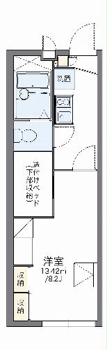 レオパレス紫苑の間取り