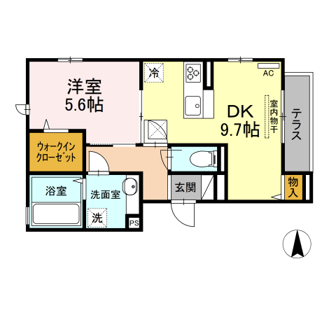 グリーングラスIIの間取り