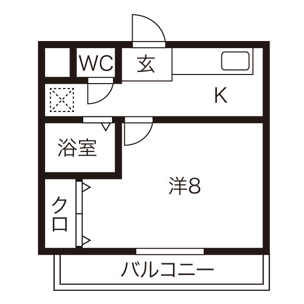 【マンションブリッジ88の間取り】