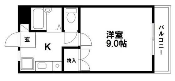 【桂マンションIIの間取り】