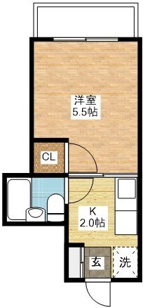 コーポホンダの間取り