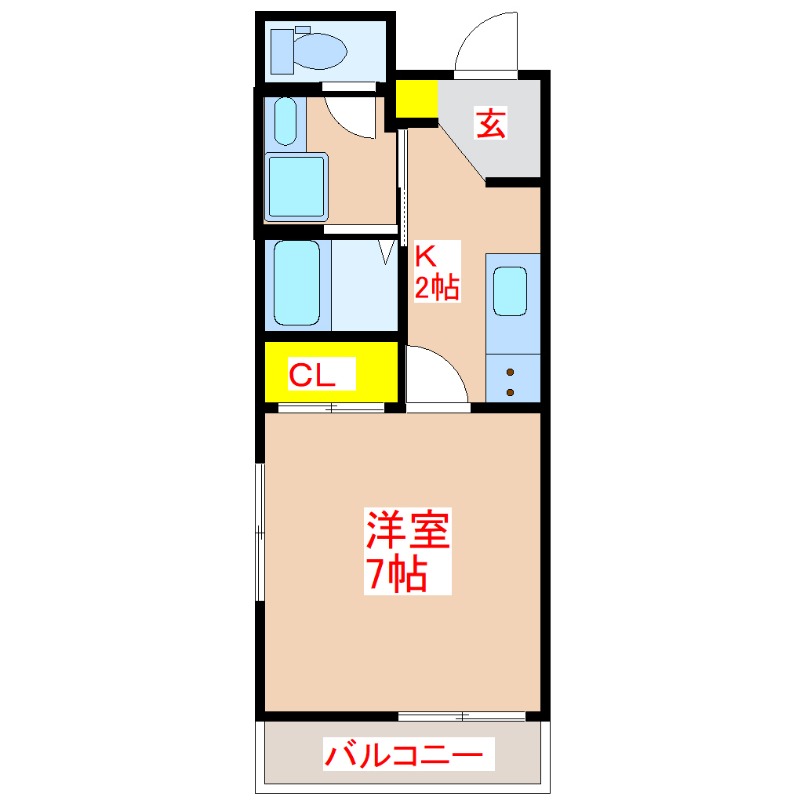 Ｓｕｎ　Ｆｉｔ天保山の間取り