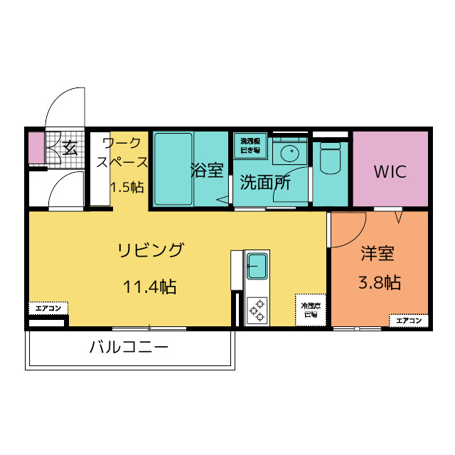 Ｄ－ｓｑｕａｒｅ四ツ谷の間取り