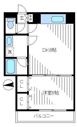 ニューパレス本郷Iの間取り